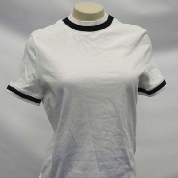 Alexander Wang White Cotton Tshirt Sz S - Picture 5 of 10
